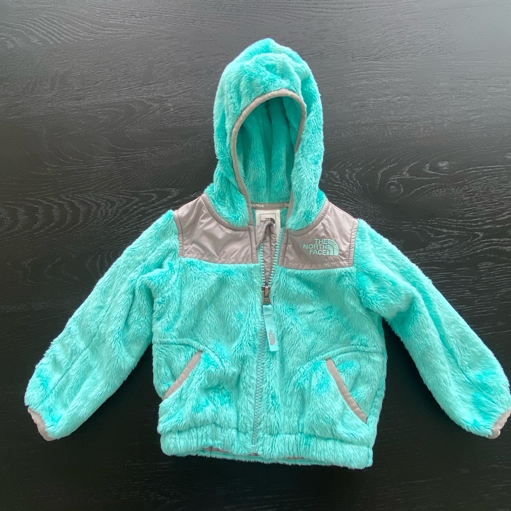 The North Face Kids Jacket in Aqua and Gray